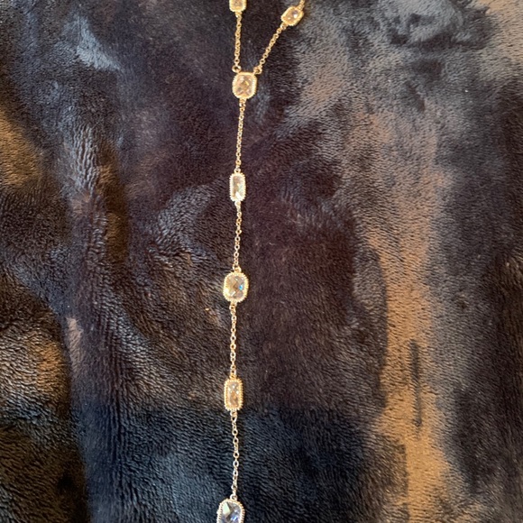 Lariat Gold Necklace - Picture 2 of 3